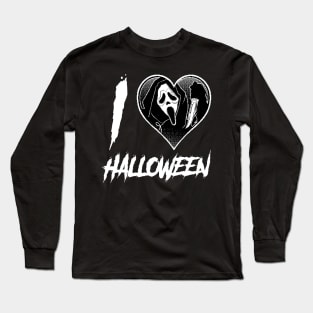 ghostface halloween Long Sleeve T-Shirt